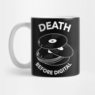 Death before Digital Vinyl DJ RAVE Mug